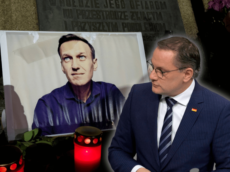 AfD-Chef Chrupalla nennt Rede von Nawalnys Witwe „Inszenierung“.