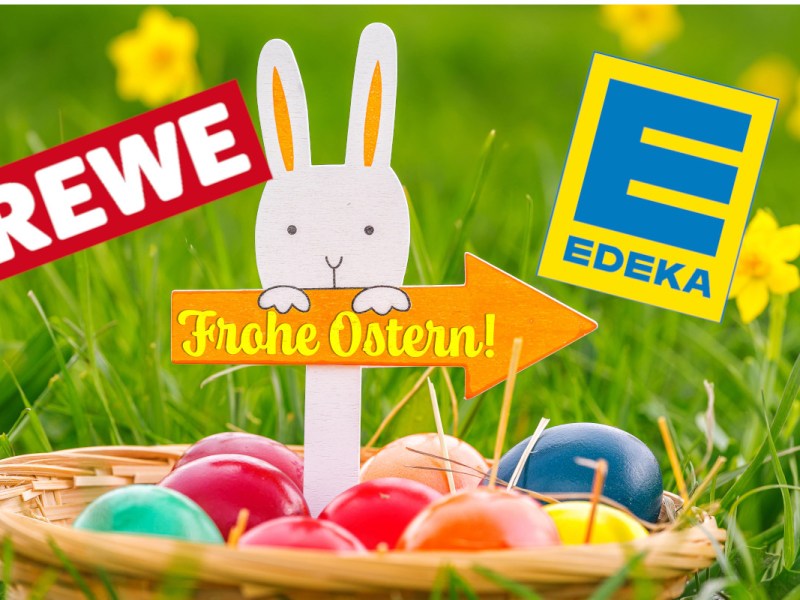 Rewe, Edeka & Co.: Wir der Tarifstreit zwischen Verdi und dem Handel Ostern beeinflussen.