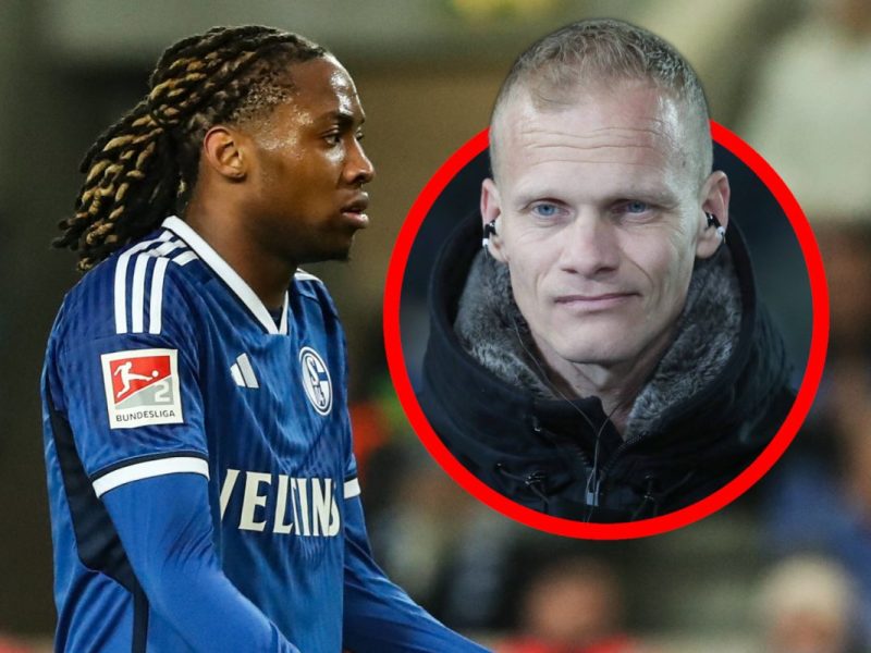 FC Schalke 04: Karel Geraerts spricht über Brandon Soppy.