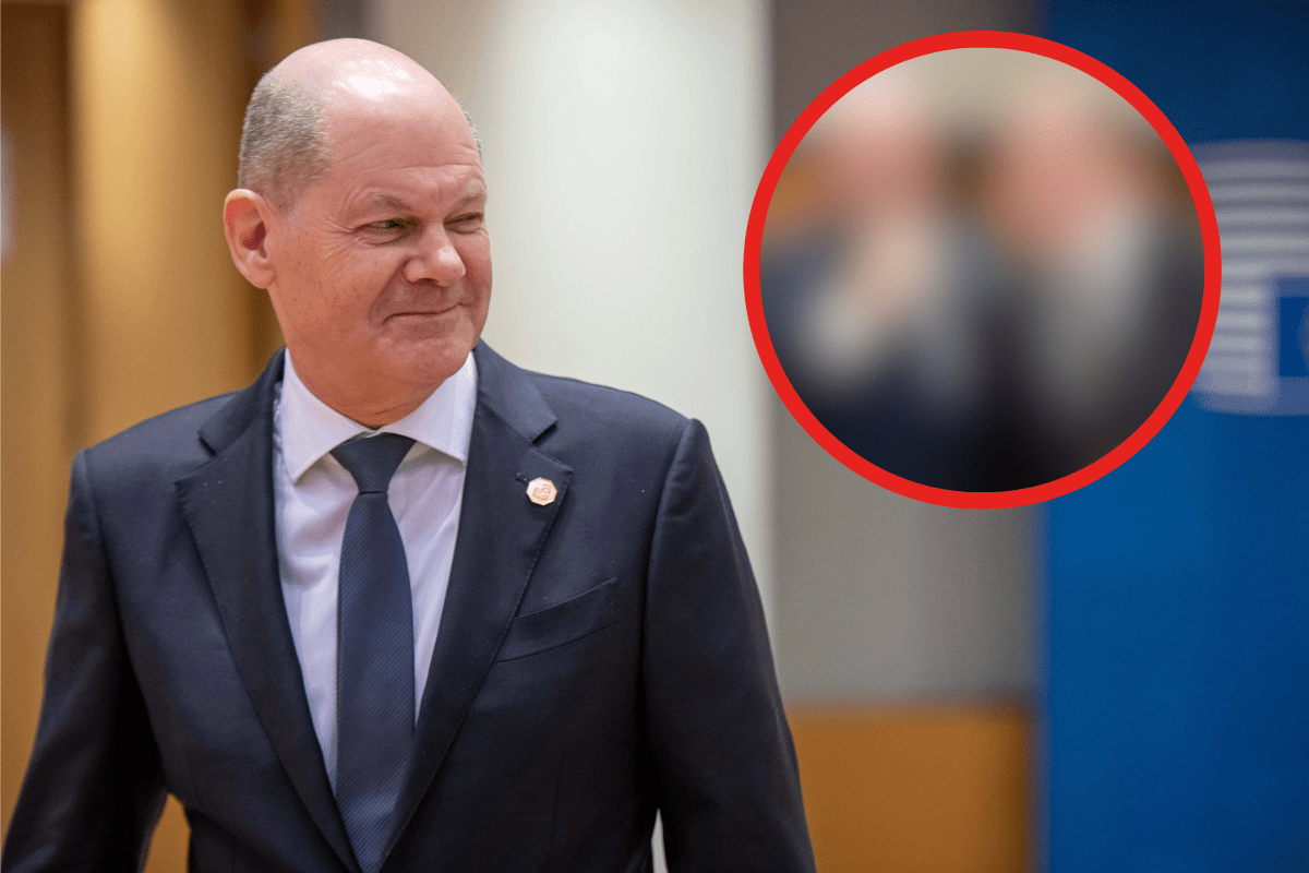 Olaf Scholz trifft seinen US-Doppelgänger Chris Coons.