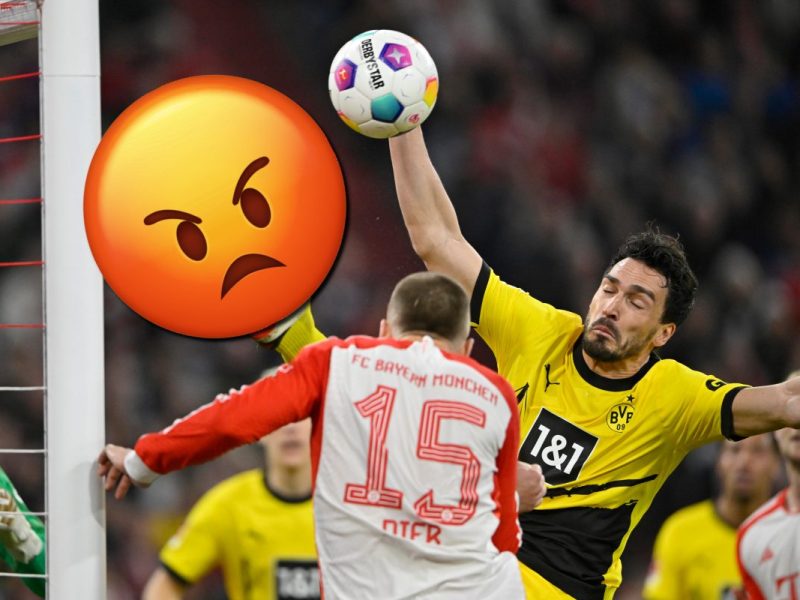 FC Bayern – Borussia Dortmund: Mega-Zoff um diese Szene.