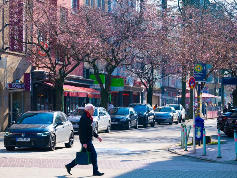 Essen: Neuzugang auf der Rüttenscheider Straße.