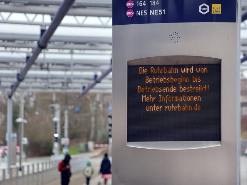 Der Ruhrbahn-Streik sorgt bei vielen NRWlern für Chaos.