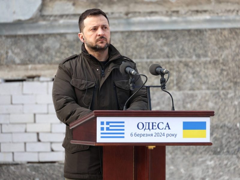 Feindbild für Putin: Präsident Selenskyj.