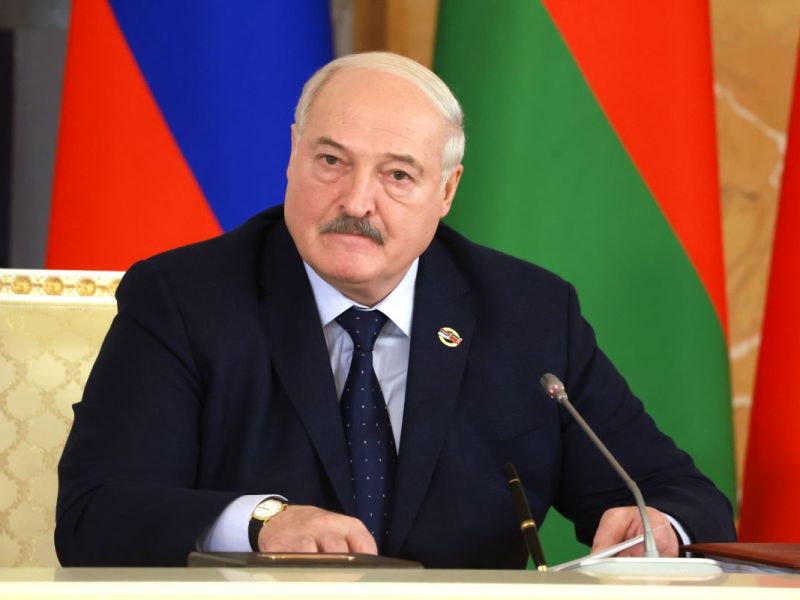 Bei den belarussischen Studenten war Putin-Gehile Alexander Lukaschenko stets im Kopf.