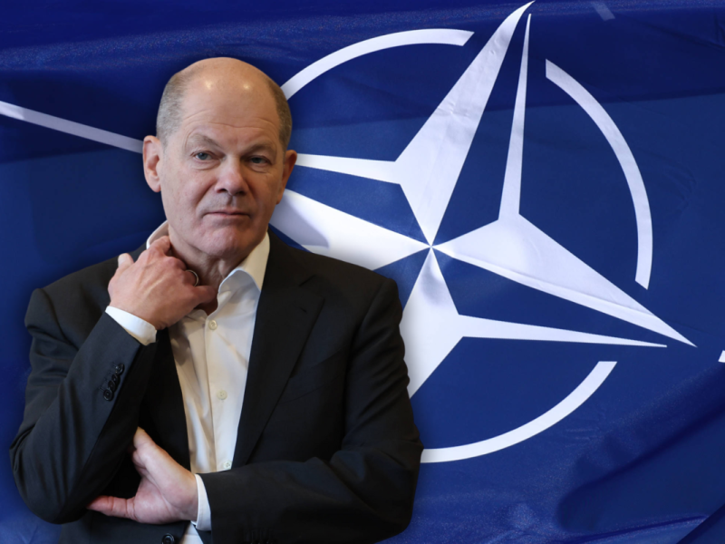 Großbritannien wirft Scholz vor, Nato-Geheimnisse zum Ukraine-Krieg ausgeplaudert zu haben.