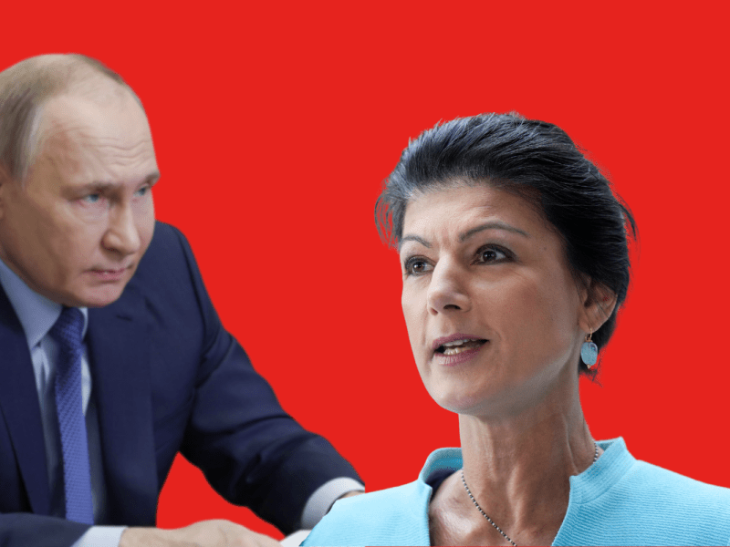 Sahra Wagenknecht unterschätzt Putin und ihre Spitzenkandidatin, Sevim Dağdelen, gibt Ex-Russland-Propagandist ein öffentliches Interview.