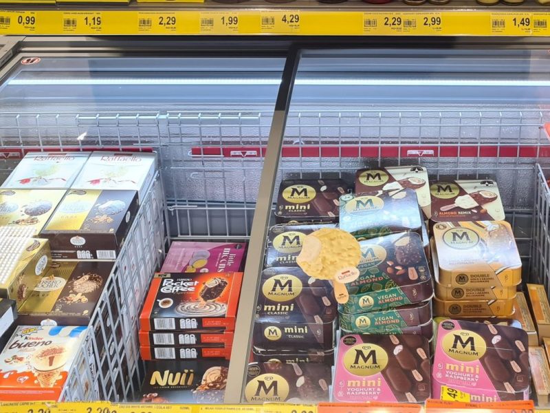 Eis bei Edeka, Rewe und Co.