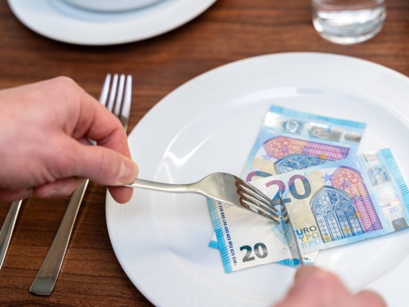 Inflation im Restaurant