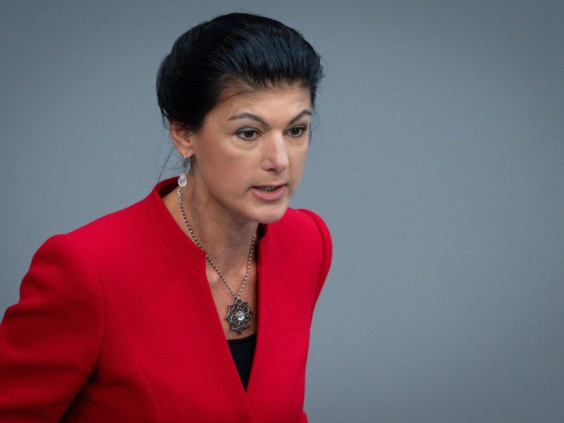 Widersprüche in ihrer Ukraine-Politik: Sahra Wagenknecht.