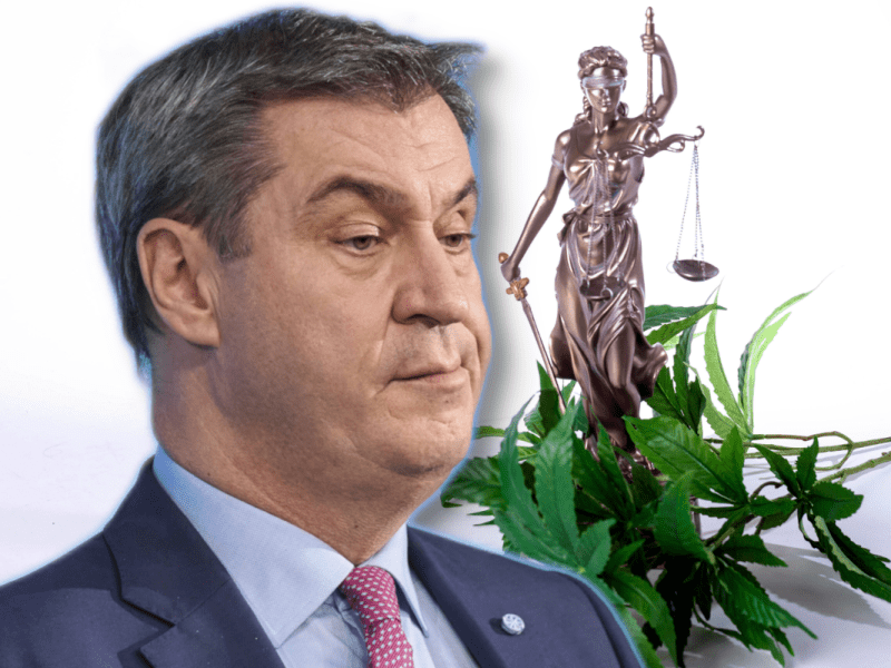 Markus Söder ist gegen die Cannabis-Legalisierung.