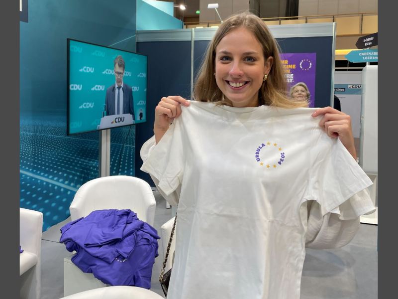 Junge CDU-Politikerin im Gespräch über die EU, das Klima und junge Wähler.