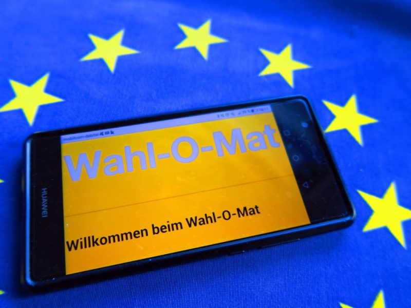 Wirbel um den Konkurrenten zum Wahl-O-Mat vor der Europawahl.