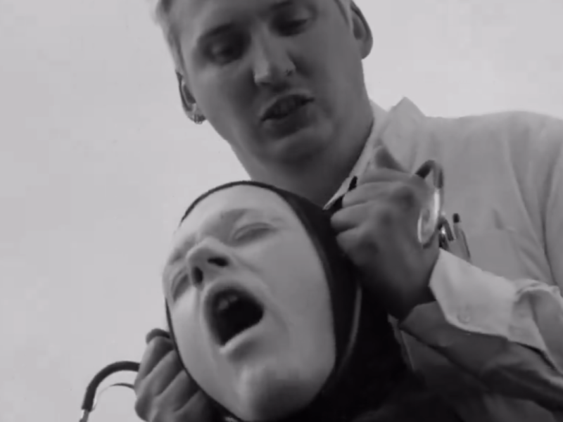 Mord als Wahlwerbung vor der Europawahl 2024. Der Spot wurde im ZDF ausgestrahlt.