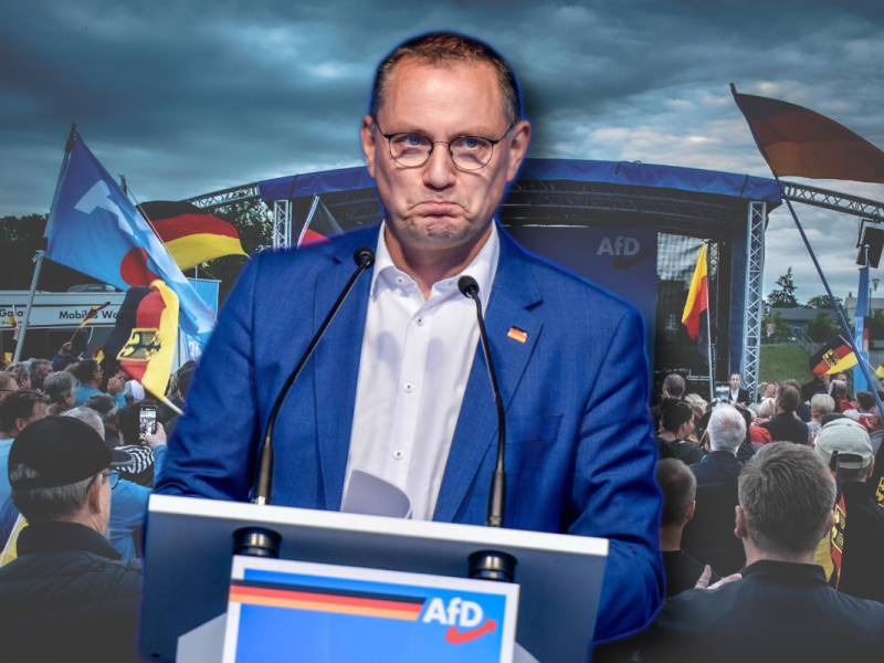 Die AfD rechnet sich gute Chancen für die Landtagswahlen im Osten aus, doch ein neuer Skandal macht die Runde.
