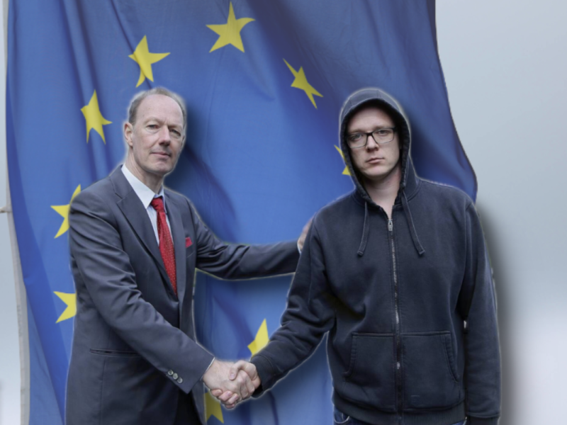 Unmittelbar vor der Europawahl holt ein CDU-Mann zur verbalen Peitsch aus. Sein Ziel: Die Partei.