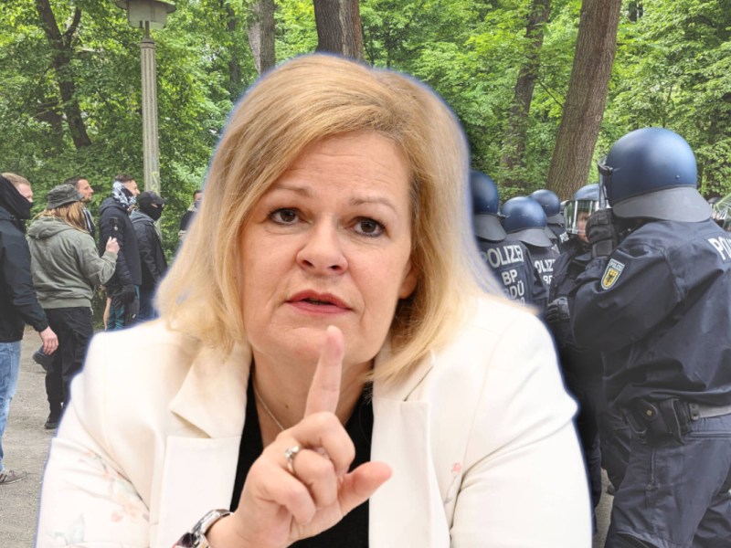 Bundesinnenministerin Nancy Faeser fiebert der EM entgegen und hat in doppelter Hinsicht großes Vertrauen.
