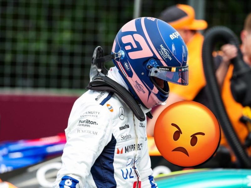 Alex Albon war in der Formel 1 mächtig sauer.