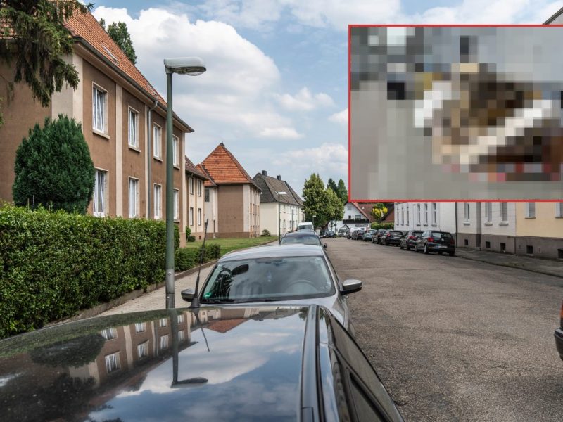 In Gelsenkirchen platzt einem Mann der Kragen, als er vor die Tür tritt. (Montage DER WESTEN)