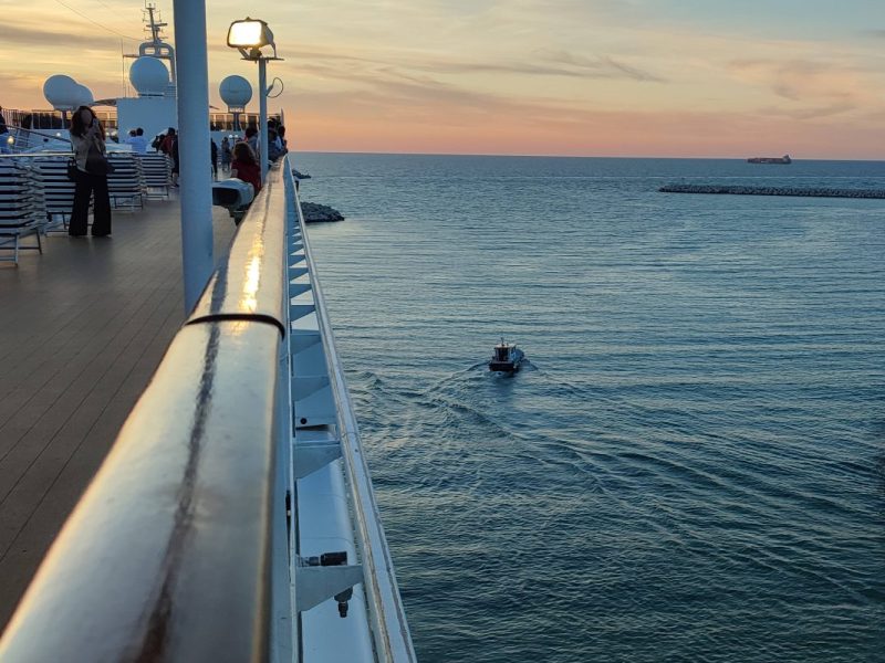 Kreuzfahrt: Passagier bekommt Angst.