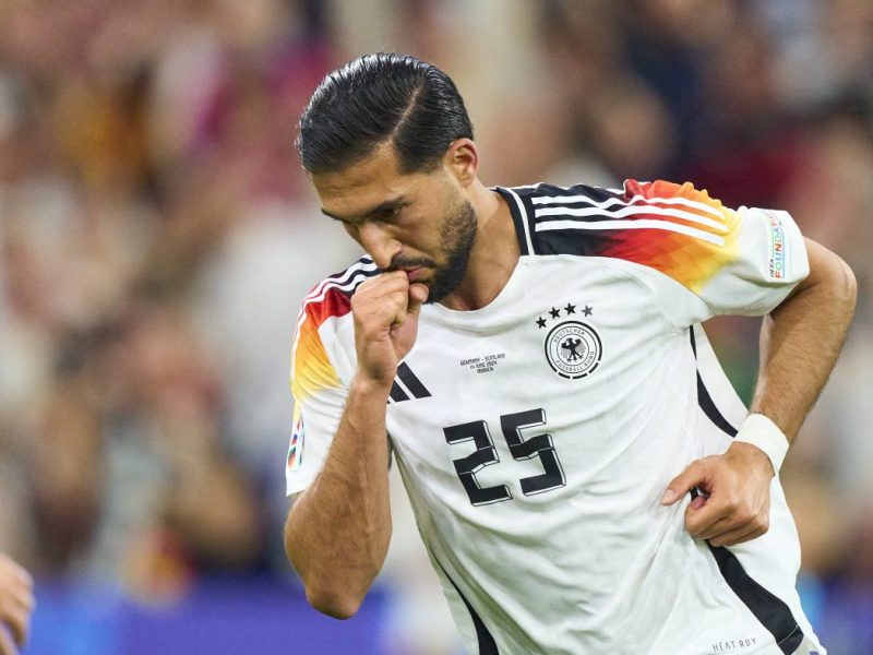 Emre Can durfte im Deutschland-Trikot gleich wieder jubeln.