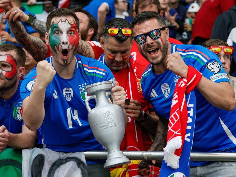EM in Deutschland: Italien-Fans
