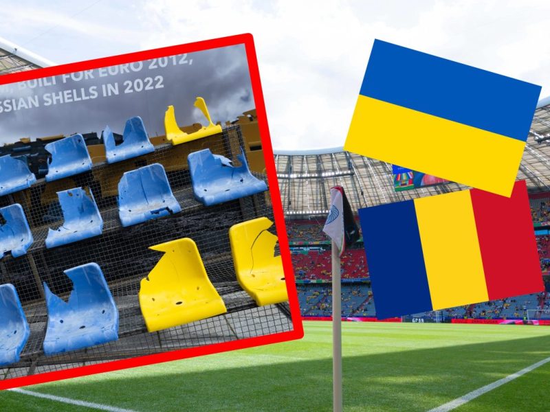 Ukraine präsentiert gegen Rumänien schockierende Bilder.