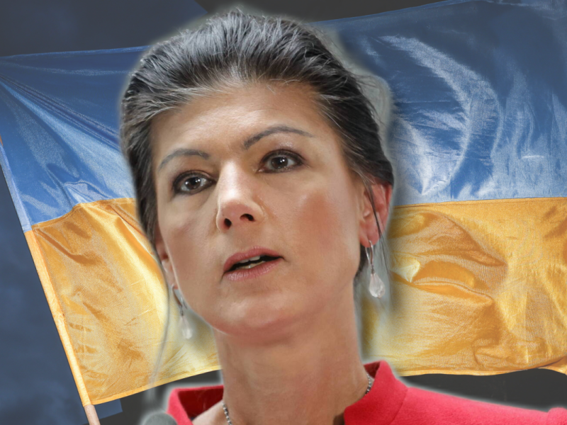 Ukraine: Wagenknecht will nicht dorthin reisen.