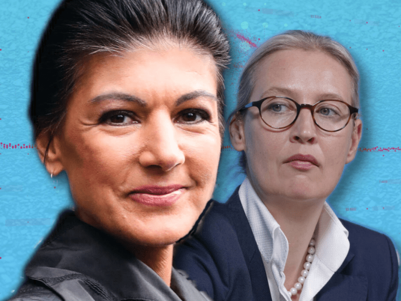 BSW und AfD - Wagenknecht und Weidel