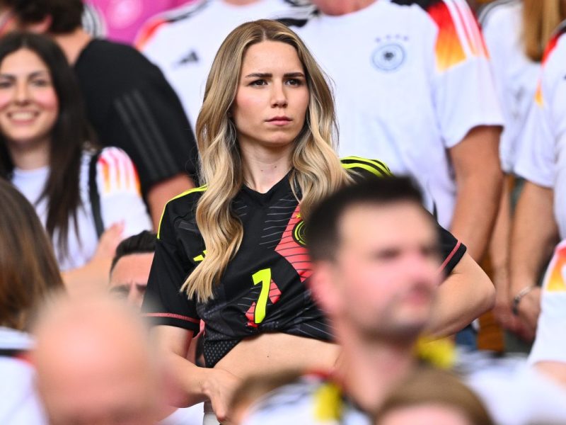 Anika Neuer am Freitagabend beim Ausscheiden der DFB-Elf bei der EM 2024.