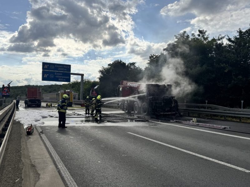 Die A42 ist zwischen Essen und Gelsenkirchen gesperrt.