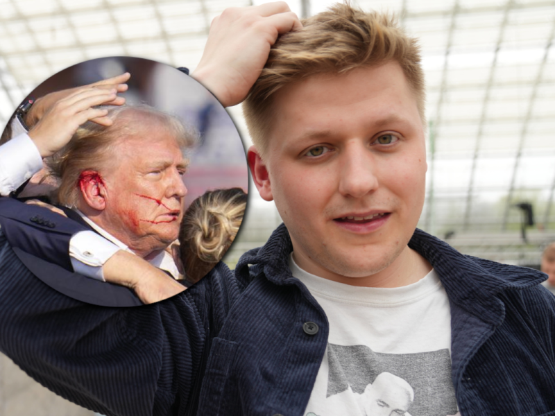 Sebastian Hotz sorgt für Trump-Eklat.