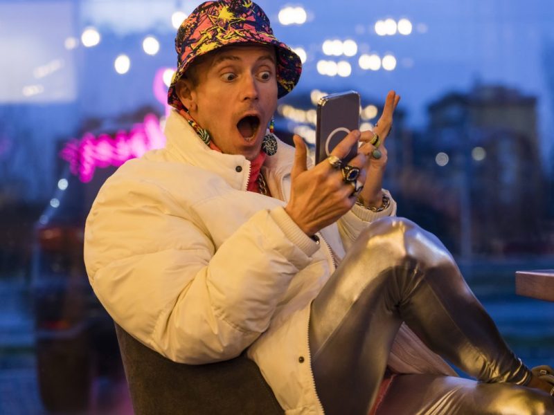 Whatsapp mit magischen Effekten.