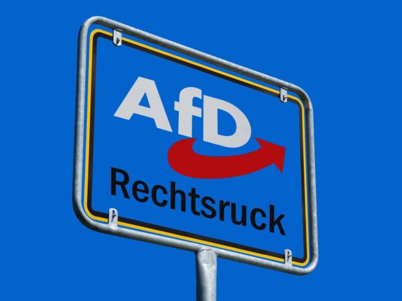 Wahlerfolge der AfD in Ostdeutschland.