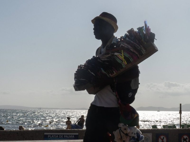 Mallorca Helmut an der Playa