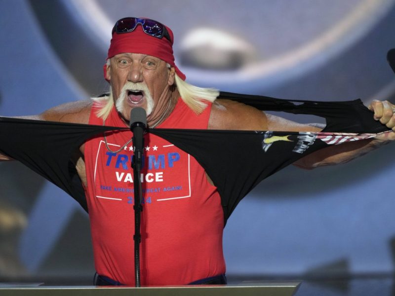 Irrer US-Wahlkampf! Hulk Hogan wirbt für Donald Trump.