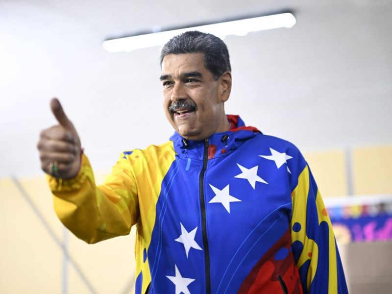 Amtsinhaber Nicolás Maduro wird von Venezuelas Wahlbehörde zum Sieger erklärt.