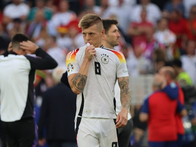 Deutschland scheidet gegen Spanien aus.