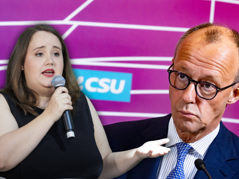 Grünen-Chefin Lang kritisiert den Eurofighter-Flug von Friedrich Merz.