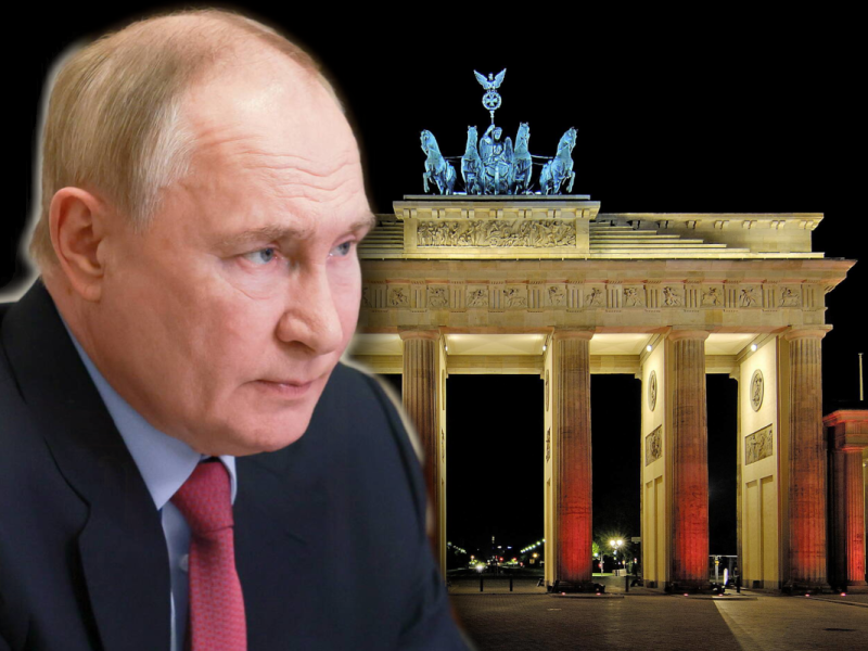 Putin bedroht Deutschland mit seinen Waffen.