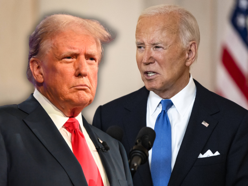Nach dem Attentatsversuch auf Trump muss sich Joe Biden nun Sorgen machen.