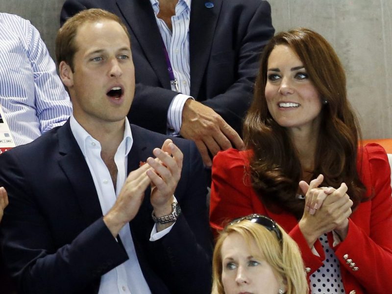 Prinz William und Kate Middleton bei der Olympiade 2012 in London.