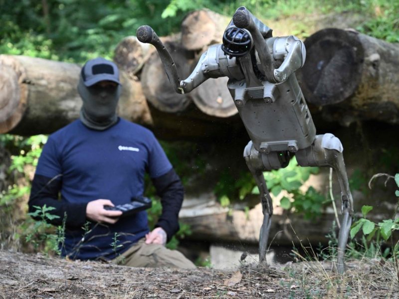 Im Kampf gegen die Armee von Putin setzt die Ukraine künftig auf Robo-Hunde.