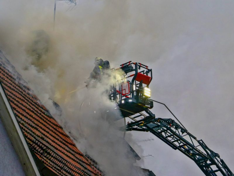 NRW Emmerich Dachstuhlbrand
