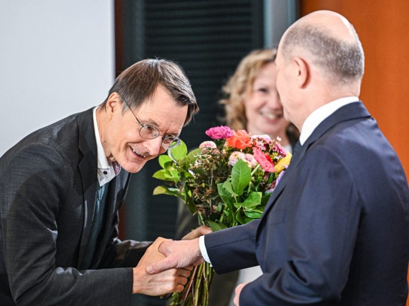 Trotz der katastrophalen Umfragewerte ist Olaf Scholz für den Gesundheitsminister 