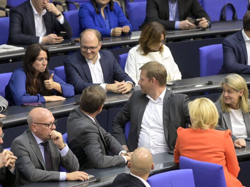 Politiker im Bundestag