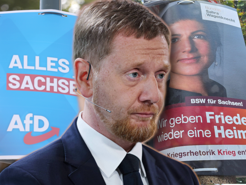 Große Spannung vor der Sachsen-Wahl 2024