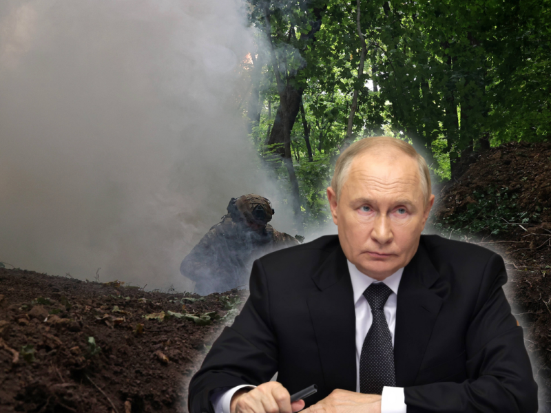 Putin-Soldaten kämpfen an der Front mit Wassermangel.