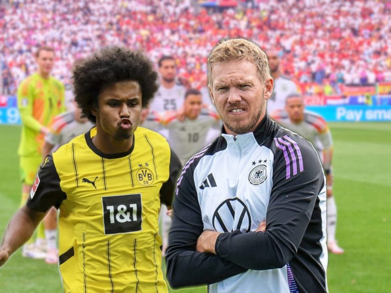 Karim Adeyemi von Borussia Dortmund wendet sich an Julian Nagelsmann.