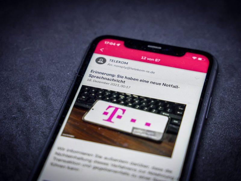 Telekom-Kunden müssen auf der Hut sein! (Symbolfoto)